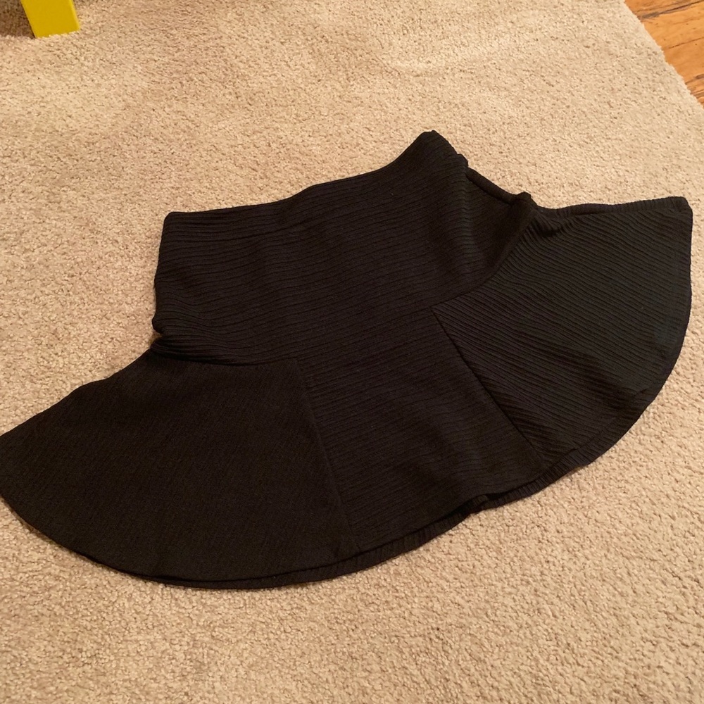 Zara Woman Black Mini Skirt